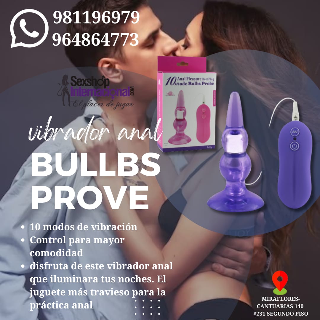 VIBRADOR MASAJEADOR -DILATADOR A CONTROL REMOTO-DE SILICONA-SEXSHOP LIMA 971890151